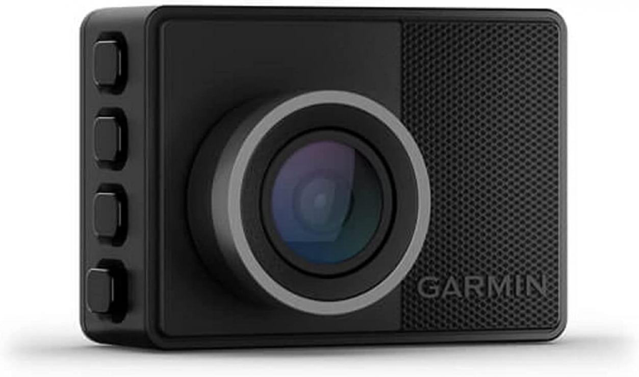 Garmin Dash Cam 57, 1440p and 140-degree FOV, Monitor Your Vehicle While Away w/ New Connected Features, Voice Control, Compact and Discreet, International Version (Dash Cam 57)