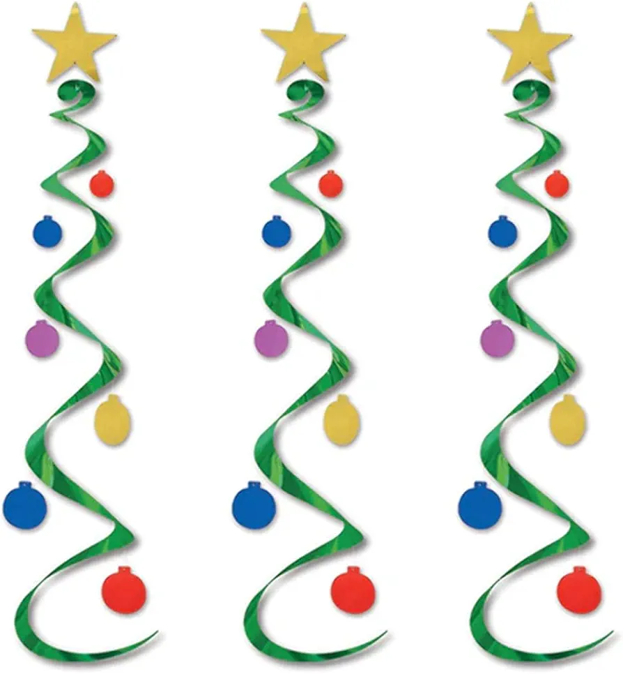 Christmas Tree Whirls (3/Pkg)