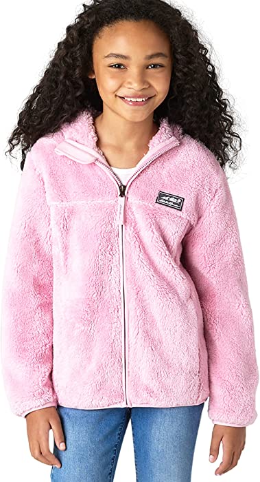 Eddie Bauer Quest Plush Fleece Kids Zip Up Hoodie, Girls And Boys' Outerwear Jackets & Coats