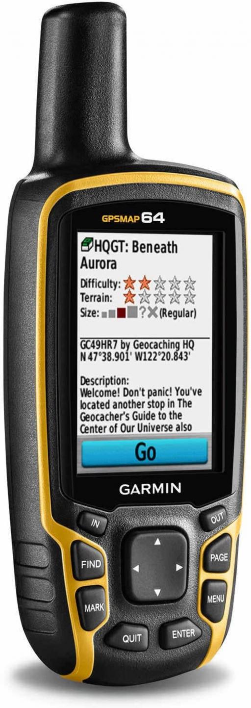 Garmin GPSMAP 64 Worldwide with High-Sensitivity GPS and GLONASS Receiver