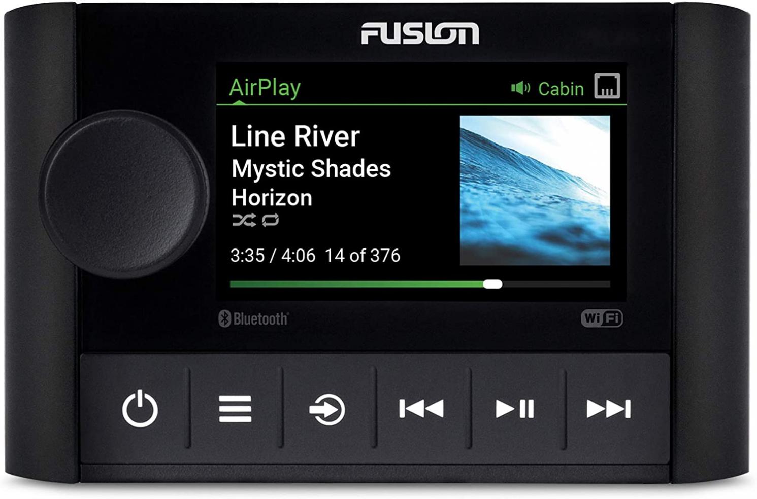 Fusion® Apollo™ MS-SRX400 Marine Zone Stereo, with Built-in Wi-Fi®, A Garmin Brand