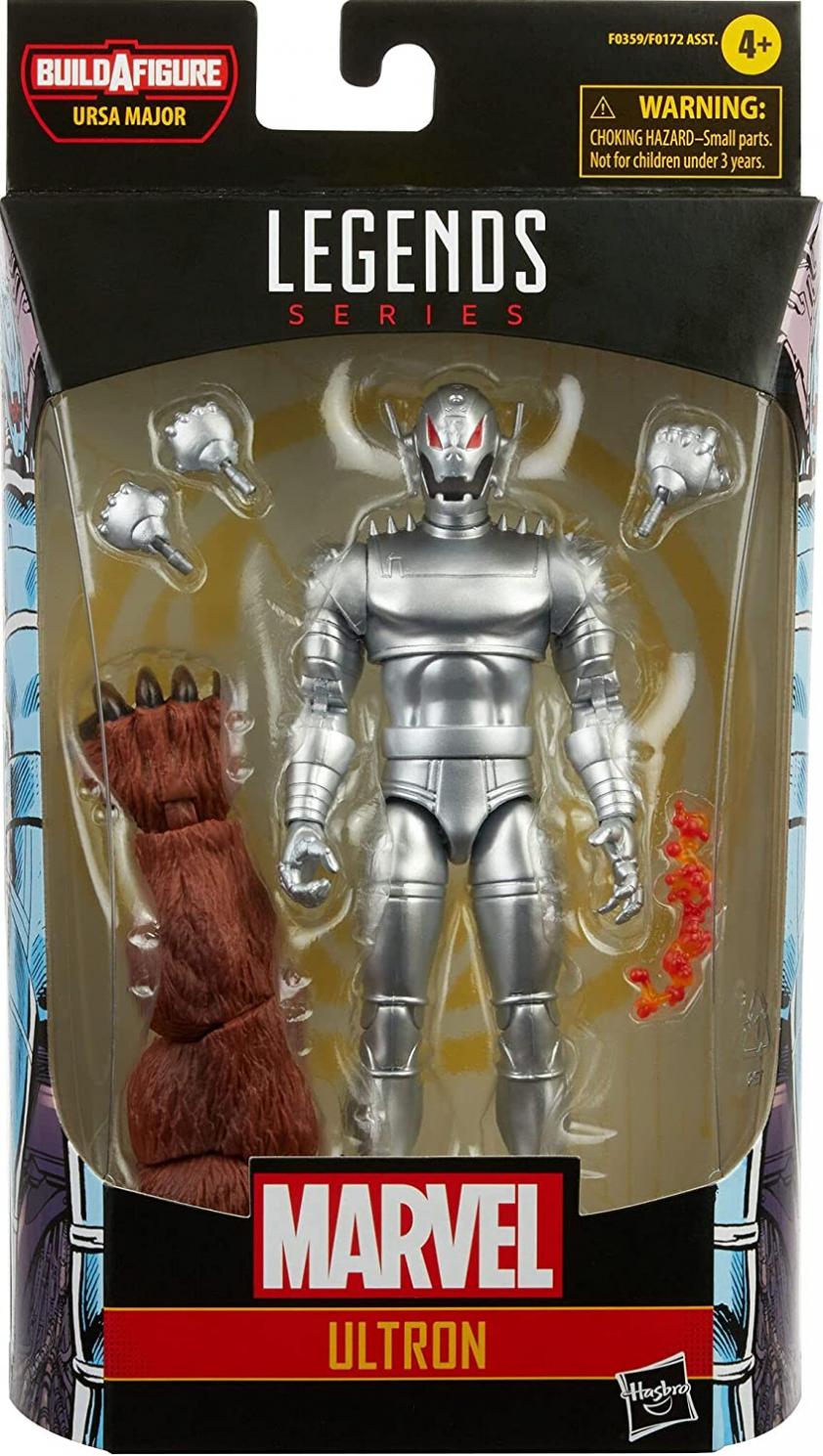 Marvel Legends- Ultron- Collect Them All to Build Figure Ursa Major! Figure with Accessories, Approx 6"