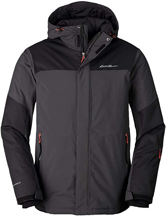 Eddie Bauer Men's Powder Search Pro Insulated Jacket, Carbon Regular