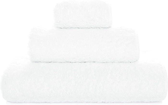 Graccioza Egoist Bath Sheet (41" x 72") - White - Made in Portugal, 800-GSM, 100% Egyptian Giza Cotton