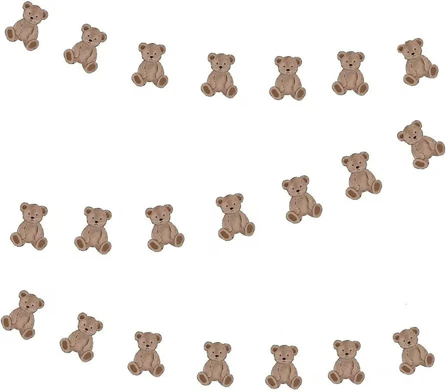 Cute Baby Bear Banner, Wall Decor Flag Photo Props Baby Shower Party Decor Wall Hangings for Bedroom, Nursery, Play Room, Dorm Room, Baby Shower Gender Reveal Party Supplies