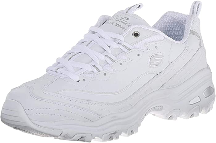 Skechers Women's D'Lites Memory Foam Lace-up Sneaker