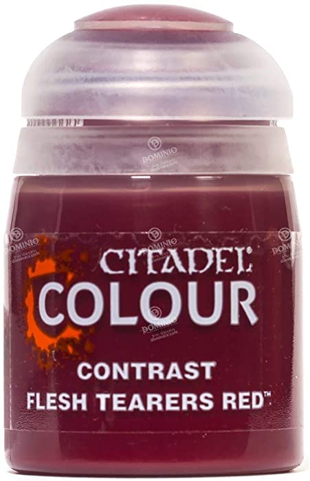 Games Workshop Citadel Pot de Peinture - Contrast Flesh Tearers Red (18ml)