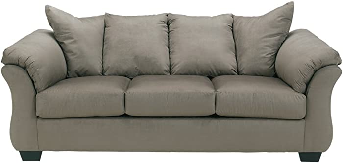 Signature Design by Ashley Darcy Casual Plush Sofa, Grayish Brown