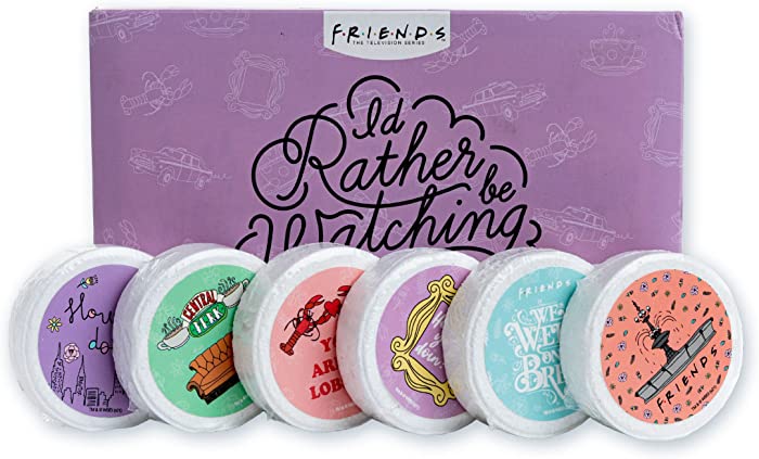 Paladone Friends TV Show Shower Steamer Set of 6, Officially Licensed Friends TV Show Bath Bombs