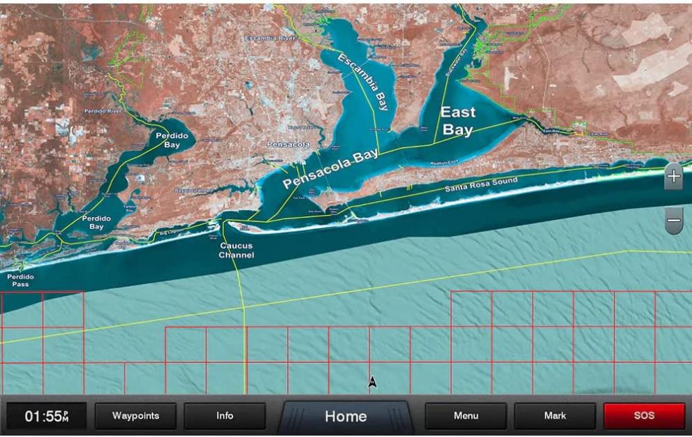 Garmin Standard Mapping - Emerald Coast Premium microSD/SD Card, 010-C1190-00