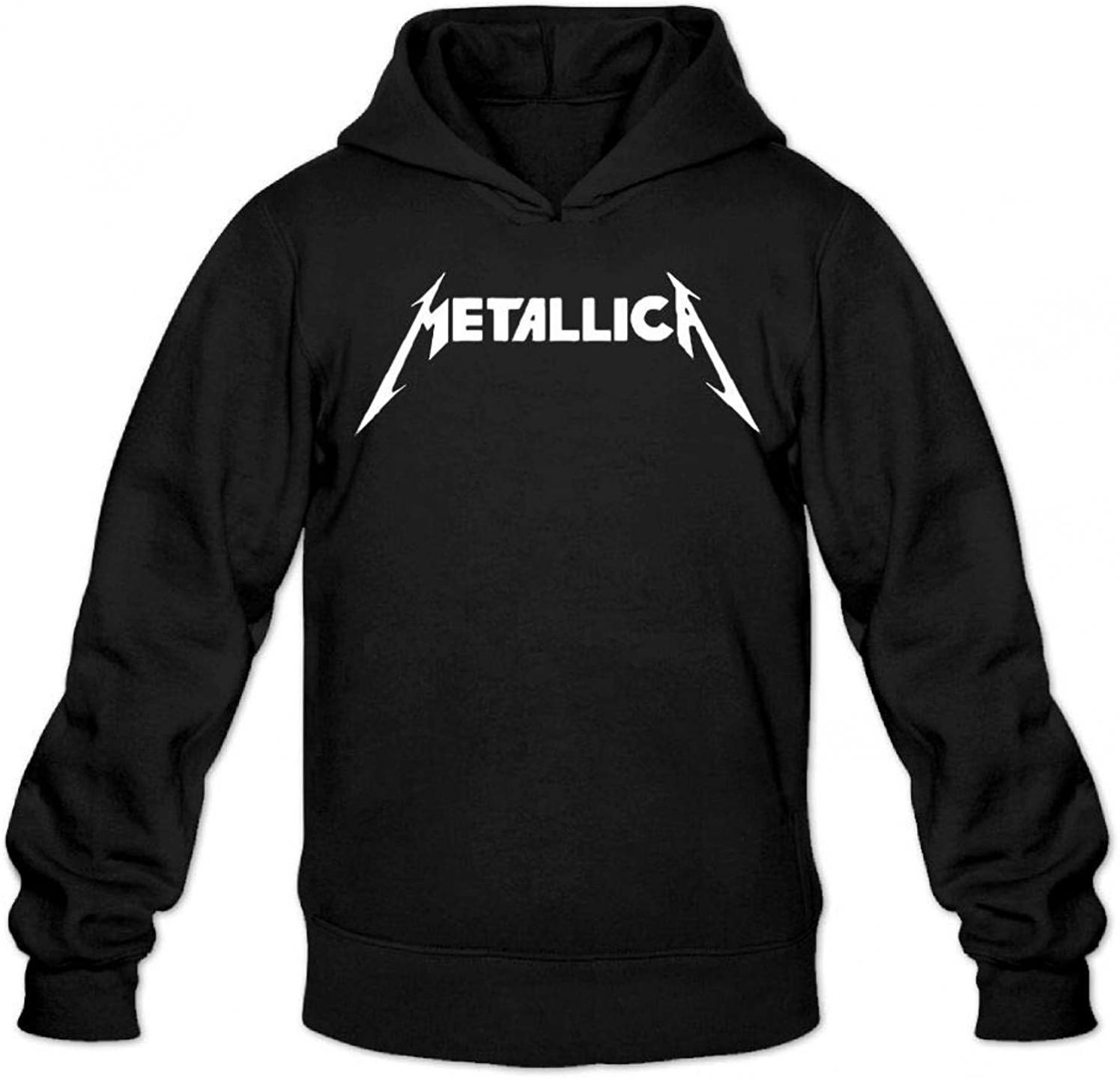 Metallica Distressed Adult Men's Hoodies-Black