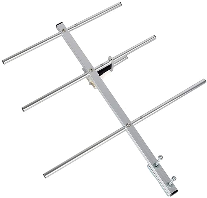 HYS UHF 100W Yagi Antenna Base Station Antenna High Gain 7 dBi UHF-Female Aluminum Alloy Antenna for 400-470Mhz Mobile FM Transceiver/Two-Way Radio