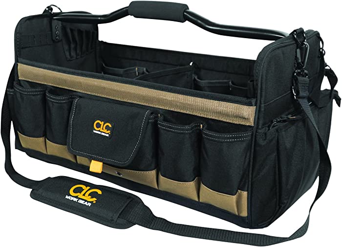 CLC WORK GEAR 1579 20 Inch, Open Top, Soft Sided Tool Box, 27 Pockets