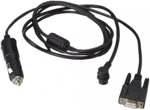 Garmin PC interface with vehicle power cable