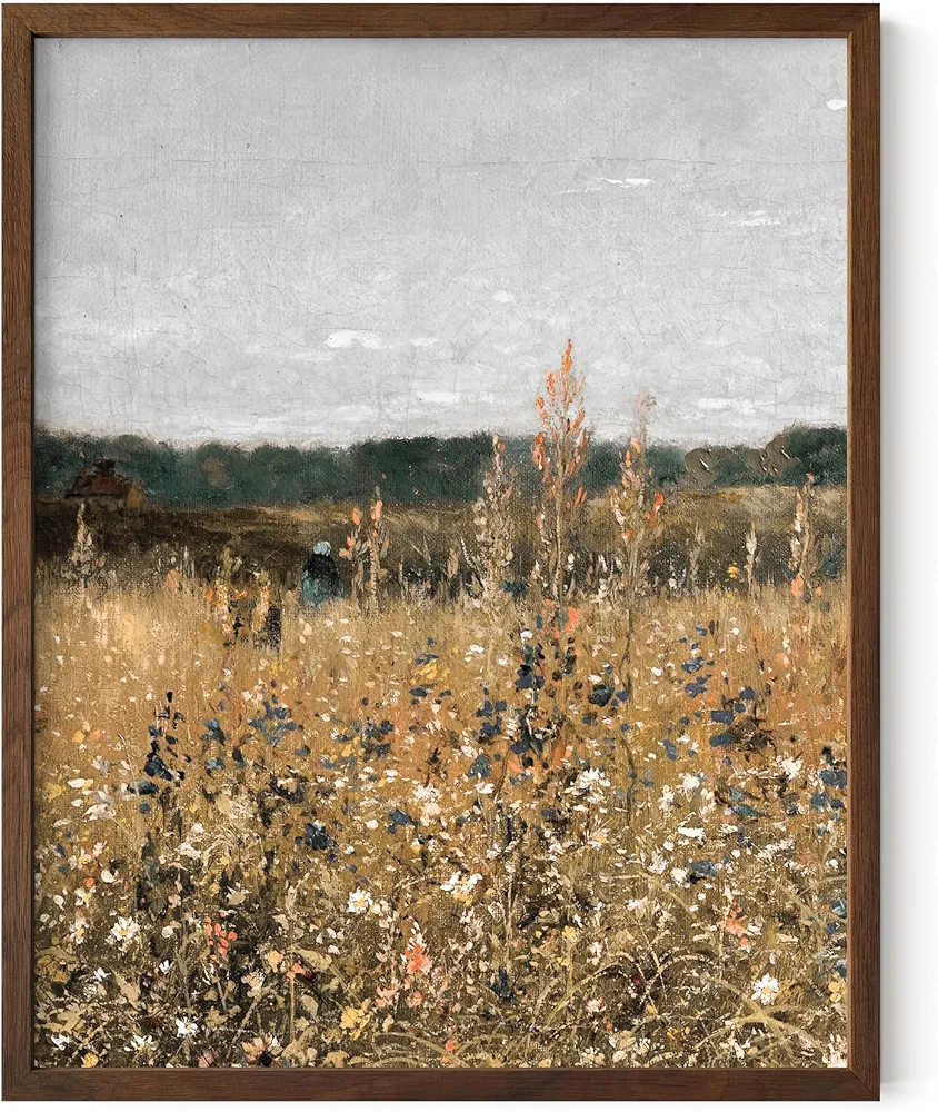 Haus and Hues Framed Wall Art for Living Room - Country Pictures Wall Decor with Rustic Charm, Vintage Elegance, and Nature's Beauty Perfect for a Touch of French and Country Flair (11x14 Framed