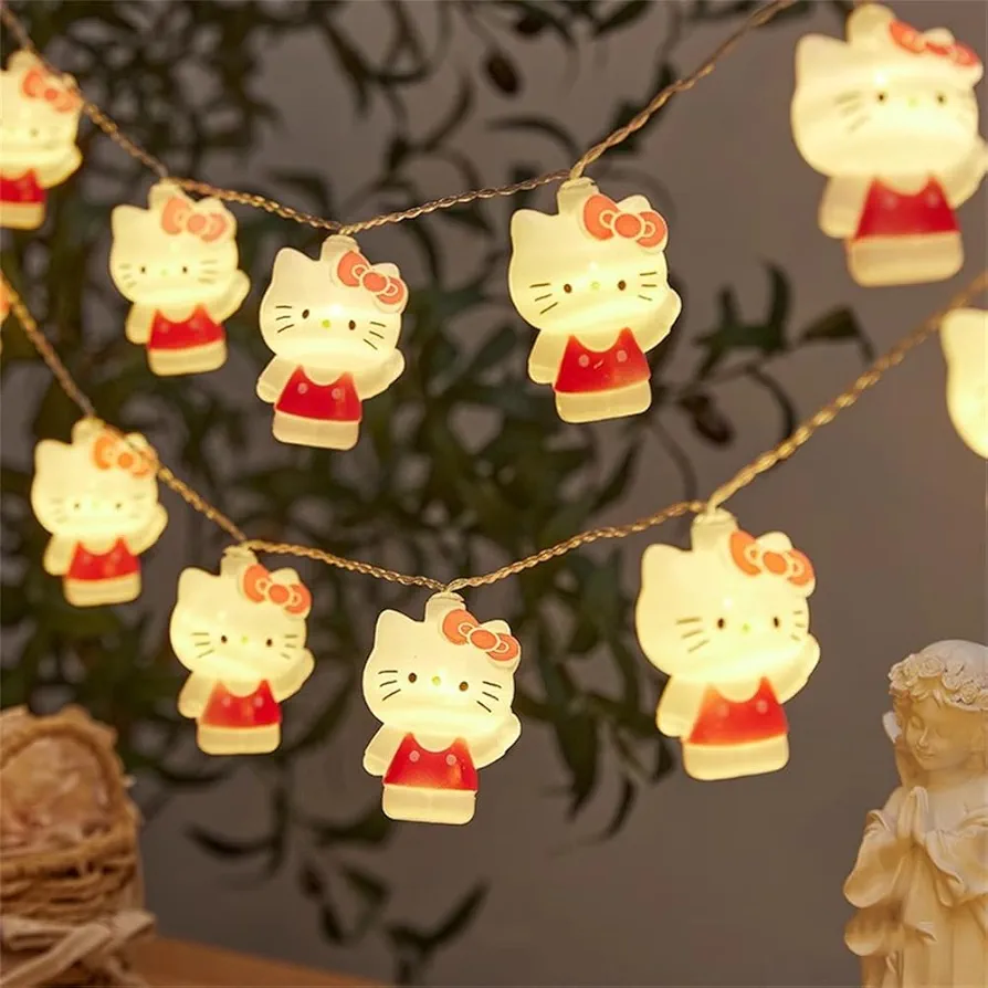 Cute Styling Decorative Lights Gifts Fairy Lights Christmas Lights Valentine’s Day Decor Battery Operated String Lights Ornaments Indoor Outdoor Party Children's Room Decoration (Style 1)