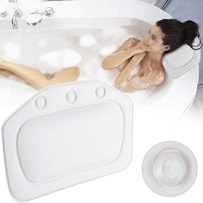 YYL Bath Pillow Spa Bathtub,PVC Bathtub Spa Cushion with Non-Slip Strong Suction Cups for Cushion Head Neck Shoulder Support (Color : Style 2)