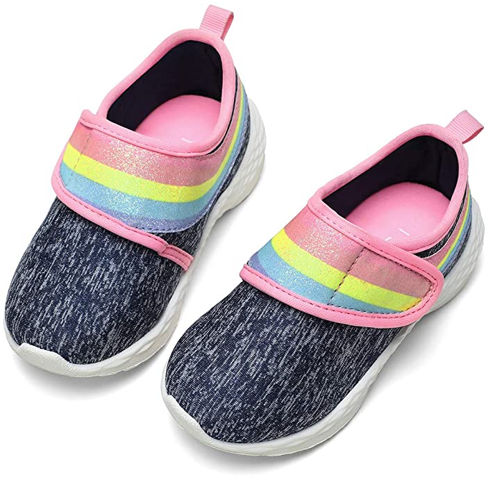 STQ Toddler Shoes for Boys & Girls Breathable Tennis Running Sneakers for Kids