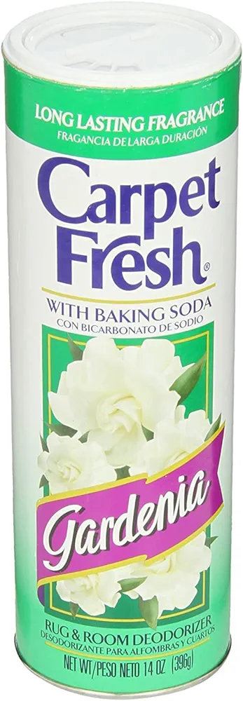 Carpet Fresh Rug and Room Deodorizer with Baking Soda, Gardenia Fragrance, 14 OZ PACK OF 1