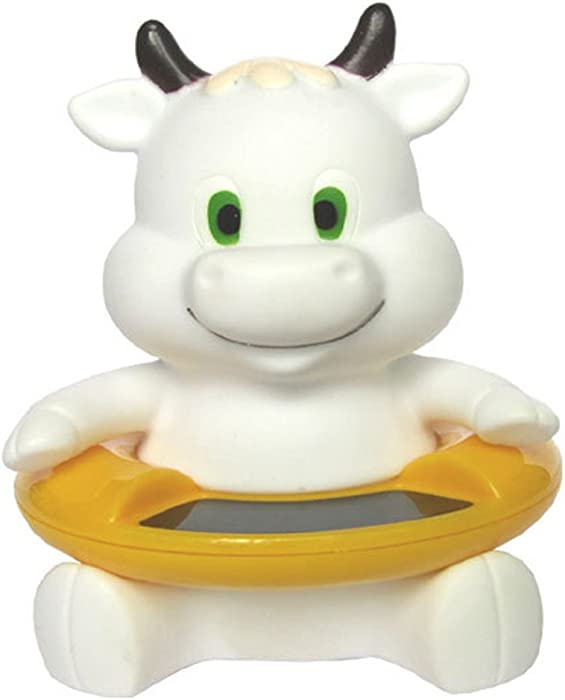 Baby Bath Thermometer Floating Bathtub Toy Cow