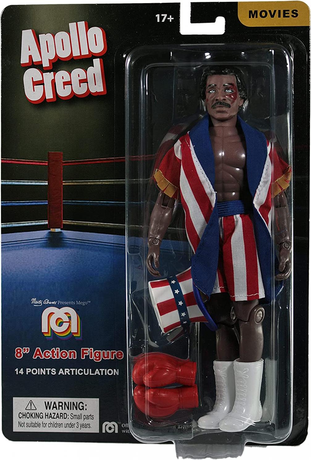 Mego Rocky: Apollo Creed 8" Action Figure Multicolor