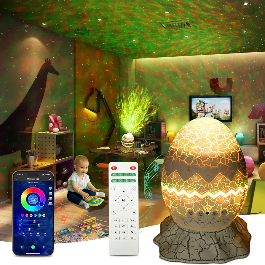 Star Projector, Galaxy Projector for Bedroom, Smart App Star light Projector with Bluetooth Speaker and White Noise, Night Light for Kids Adults Game Room, Home Party, Ceiling, Room Decor