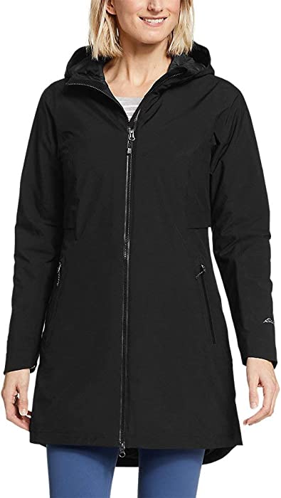 Eddie Bauer Women's Cloud Cap Stretch Insulated Trench Coat