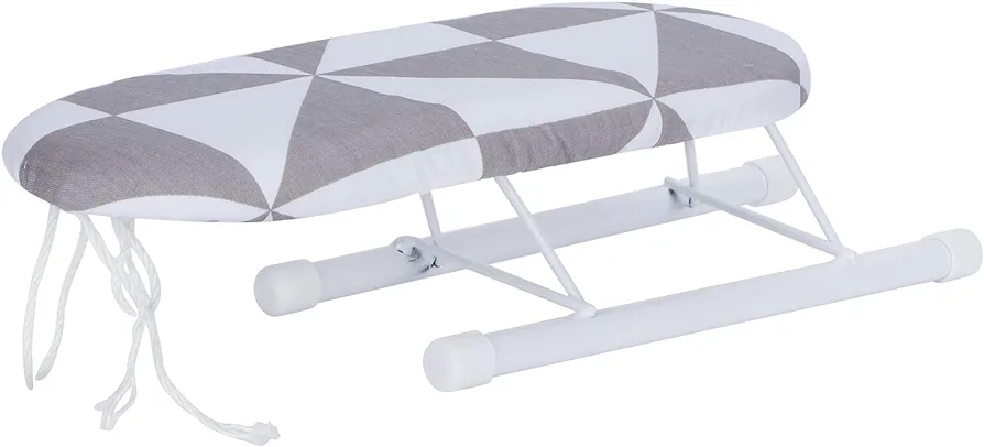 Tabletop Ironing Board, Portable Mini Ironing Board,Extra Wide Countertop Ironing Board with Cotton Cover and Reinforced Steel Legs for Sewing, Craft Room, Household, Dorm, Travel(SIZE F)