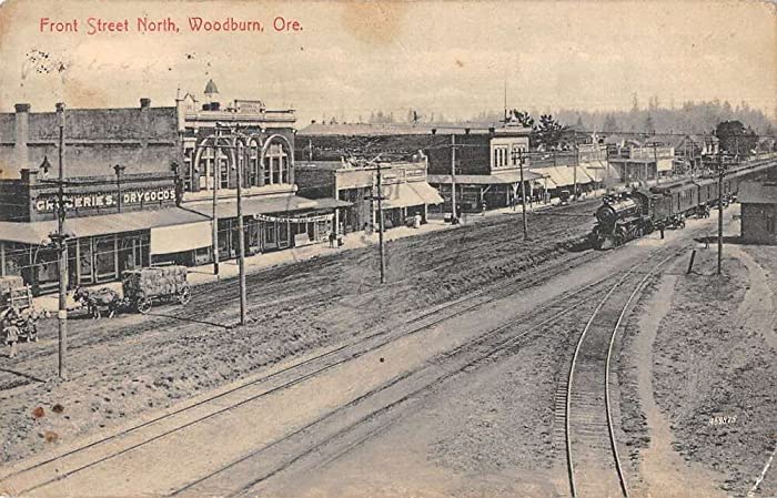 Woodburn Oregon Front Street North Vintage Postcard AA43014