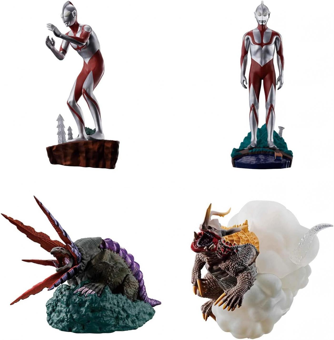 MegaHouse - Shin Ultraman Visionary Diorama (Box of 4), Megahouse Petitrama