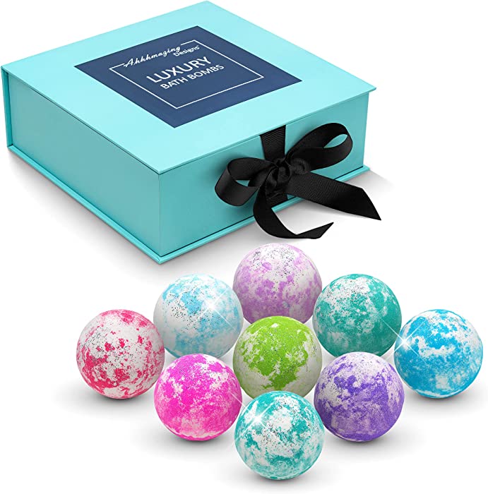 XXL luxury bath bombs for women, bubble bath for women, gifts for her, self care gifts for women, romantic gifts for her, lavender bath bombs for men, gifts for girlfriend wife mom sister daughter