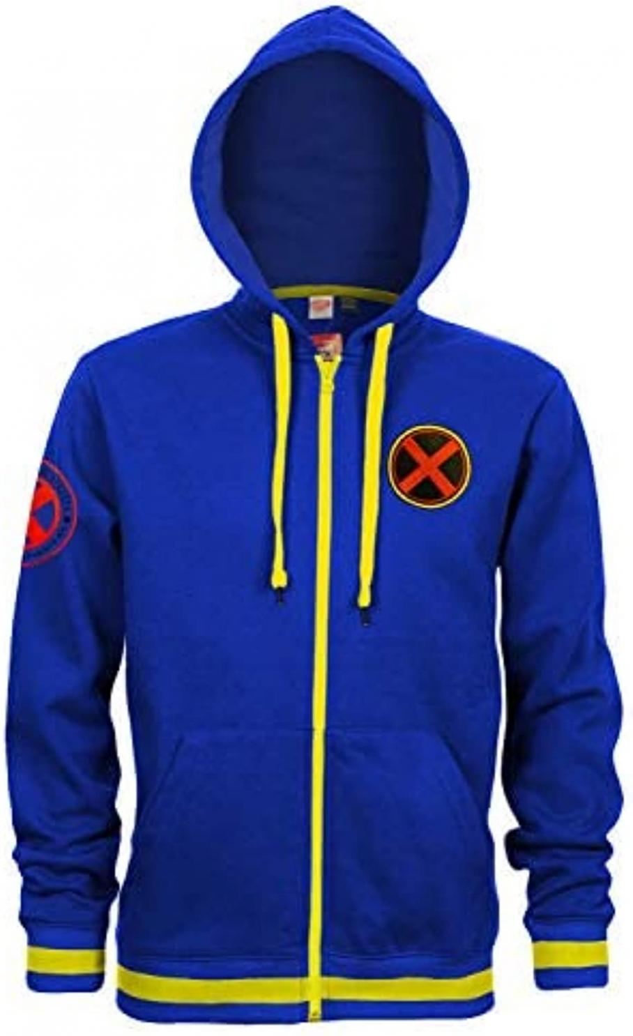 Marvel Comics X-Men XMen 90's Full Zip up hoodie adult unisex Men hooded sweatshirt