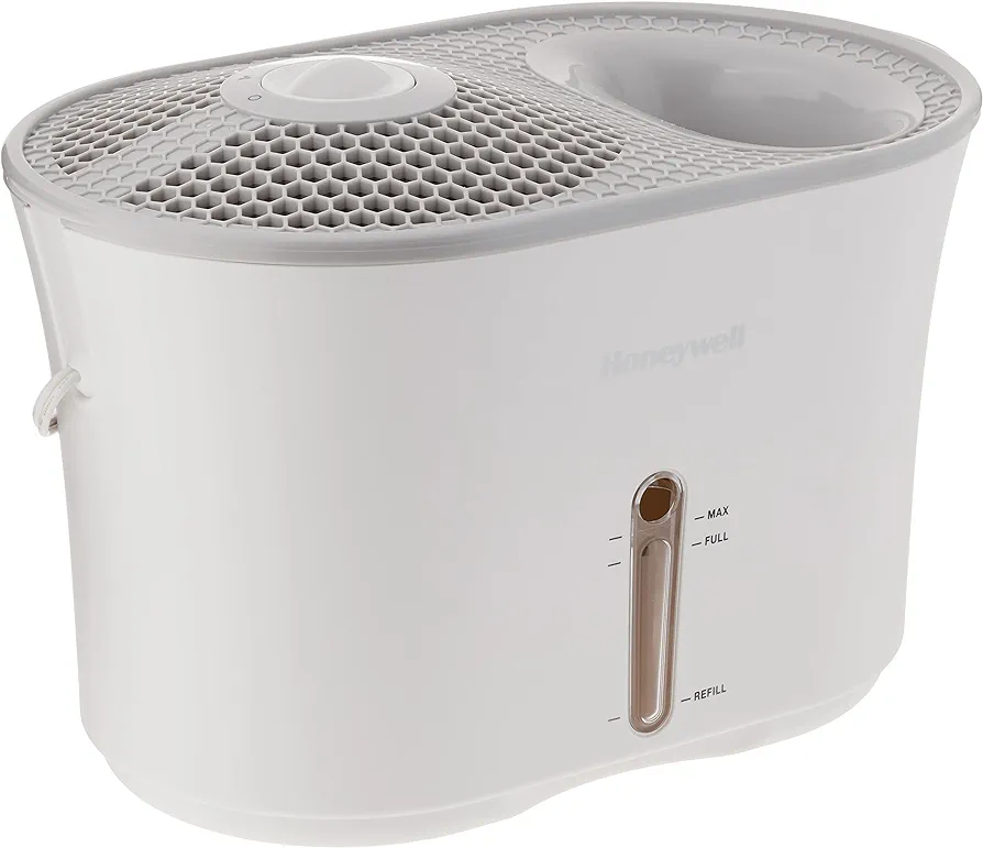 Honeywell Cool Mist Humidifier, Medium Room, 1 Gallon Tank, White – Humidifier for Baby and Kids Rooms, Bedrooms and More