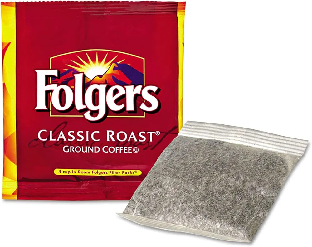 FOLGER'S Coffee Regular In Room, .6-Ounce Boxes (Pack of 200)