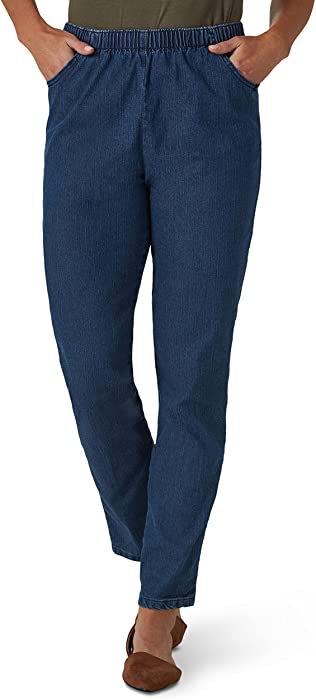 Chic Classic Collection Women's Stretch Elastic Waist Pull-On Pant