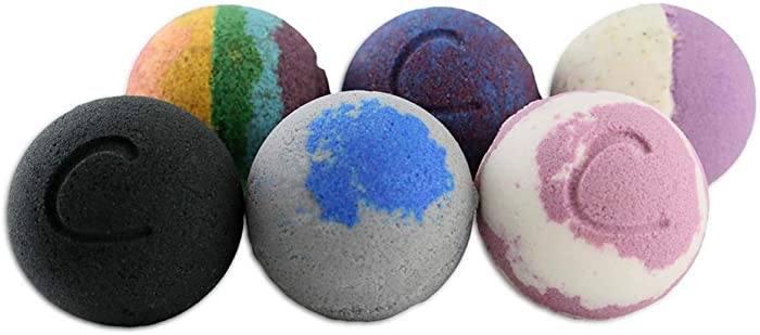 Cosset Bath Bombs - Bath Bomb Therapy Set for Calming Your Mind and Soothing Your Body - 8 Ounce - Pack of 6