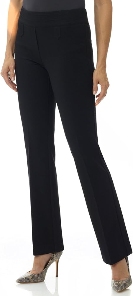 Rekucci Women's Secret Figure Pull-On Knit Bootcut Pant w/Tummy Control