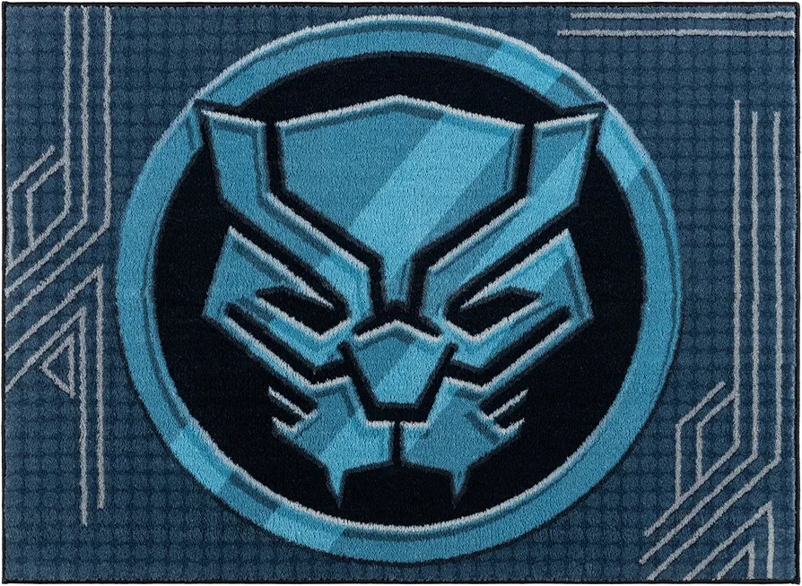 Gertmenian Kids Playroom & Game Room Carpet | Marvel Black Panther Rug | Boys Bedroom Decor | 3x5 Ft Small, 19867