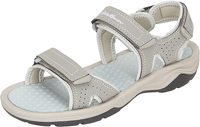 Eddie Bauer Sunset Water Sandals for Women | Waterproof, Three Hook & Loop Closures, Durable Comfort Sole Design Walking Sandals