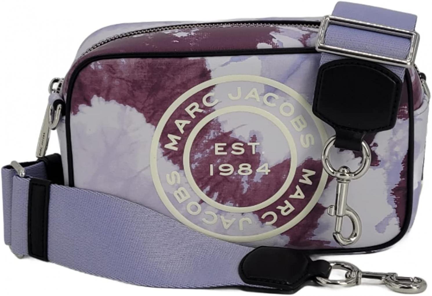 Marc Jacobs H124L01PF22 Languid Lavender Purple Multicolor With Silver Hardware Women's Crossbody/Shoulder Bag