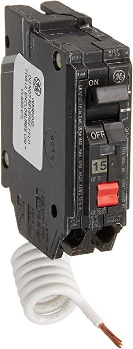 GE Energy Industrial Solutions TV206462 GE 15A SP GFCI Breaker