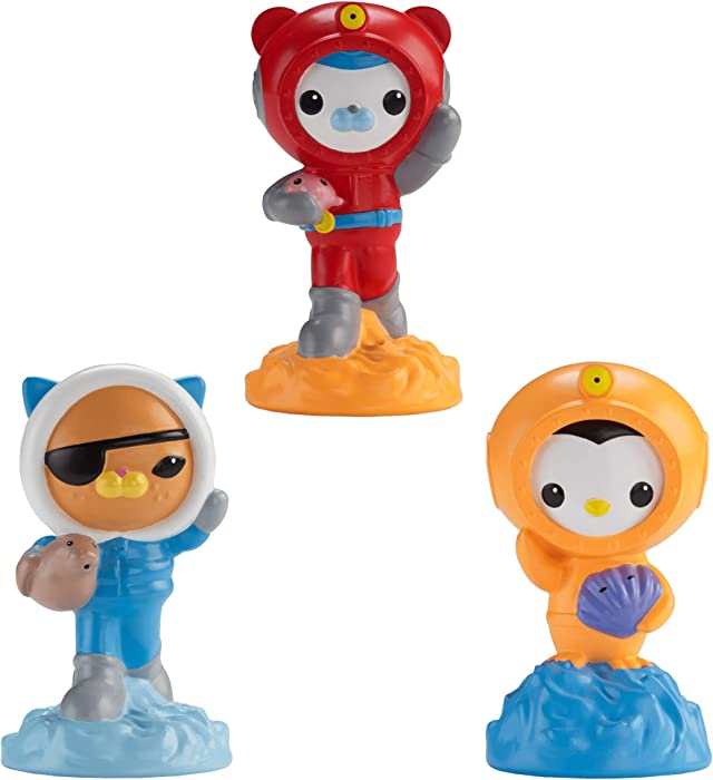 Octonauts Bath Squirters Water Toy 3 Pack - Barnacles, Kwazii & Peso