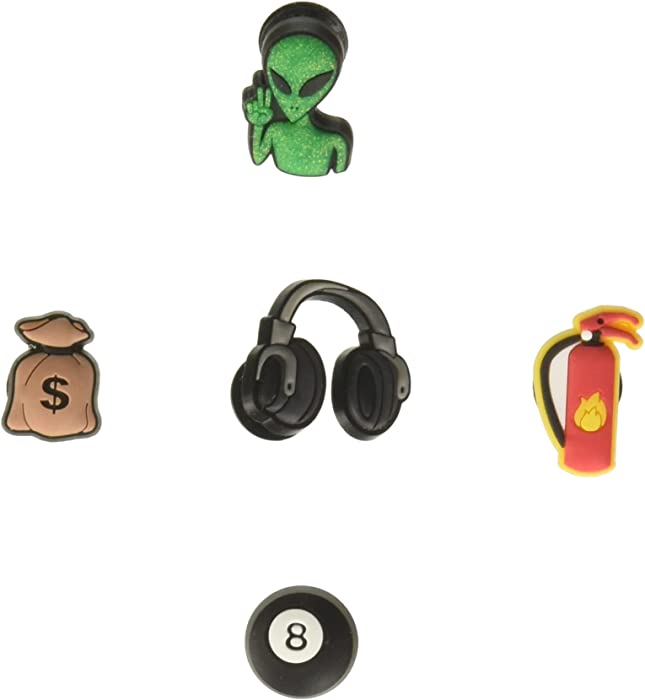 Crocs Jibbitz 5-Pack Alien Shoe Charms | Jibbitz for Crocs