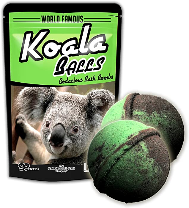 Koala Balls Bath Bombs - Koala Bath Bombs Funny Koala Gifts for Girls Koala Friend Gifts for Women Weird Bath Gifts Stocking Stuffers for Kids Fun White Elephant Ideas Secret Santa Gifts