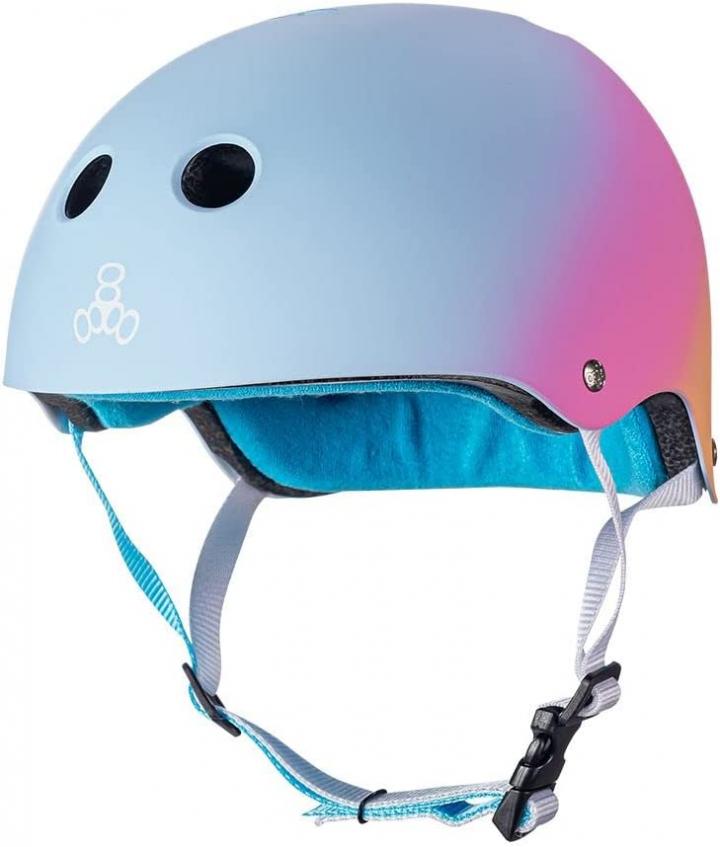 Triple Eight THE Certified Sweatsaver Helmet for Skateboarding, BMX, and Roller Skating