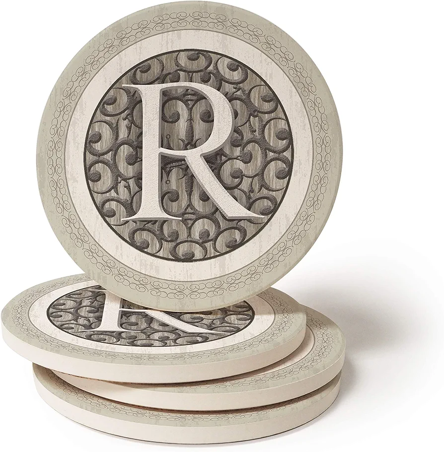 CoasterStone Monogram R Coasters