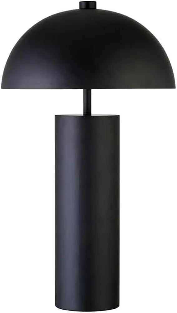 York 27" Tall Table Lamp with Metal Shade in Blackened Bronze/Blackened Bronze