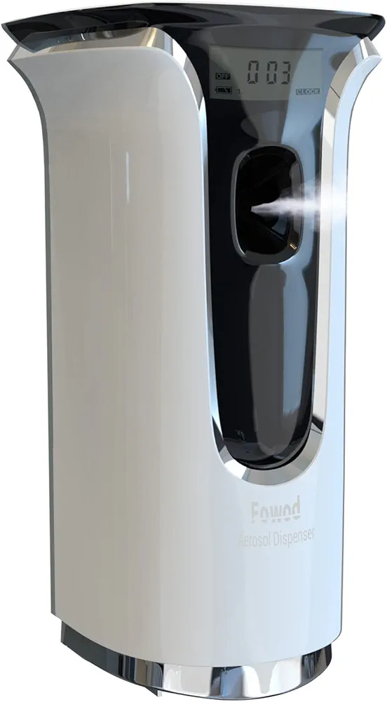 Automatic Air Freshener Spray Dispenser, scent Dispenser- Wall Mount/Free Standing Programmable Aerosol Spray fragrance Dispenser for home, bathroom, room, Office, and Commercial Place