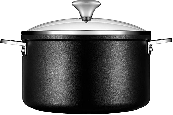 Le Creuset Toughened Nonstick PRO Stockpot With Glass Lid, 6.3 qt.