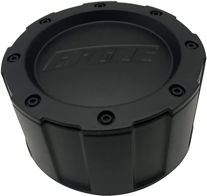 Eagle Matte Black Wheel Center Cap Set of Four # 3226